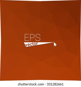 multicolor  orange geometric rumpled triangular low poly style gradient illustration graphic background. Vector polygonal design for your business.