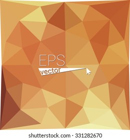 multicolor  orange geometric rumpled triangular low poly style gradient illustration graphic background. Vector polygonal design for your business.