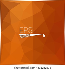 multicolor  orange geometric rumpled triangular low poly style gradient illustration graphic background. Vector polygonal design for your business.