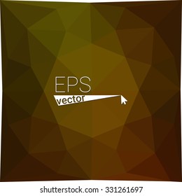multicolor  orange green geometric rumpled triangular low poly style gradient illustration graphic background. Vector polygonal design for your business.