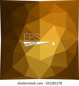 multicolor  orange green geometric rumpled triangular low poly style gradient illustration graphic background. Vector polygonal design for your business.