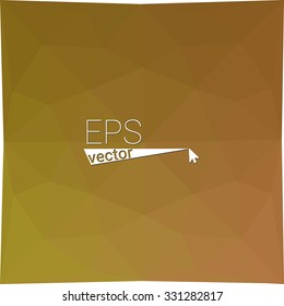 multicolor  orange green geometric rumpled triangular low poly style gradient illustration graphic background. Vector polygonal design for your business.