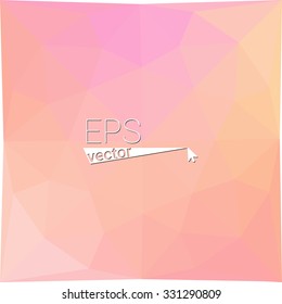 multicolor  orange pink purple geometric rumpled triangular low poly style gradient illustration graphic background. Vector polygonal design for your business.