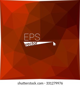 multicolor  orange red geometric rumpled triangular low poly style gradient illustration graphic background. Vector polygonal design for your business.