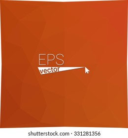 multicolor  orange red geometric rumpled triangular low poly style gradient illustration graphic background. Vector polygonal design for your business.