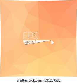 multicolor  orange red geometric rumpled triangular low poly style gradient illustration graphic background. Vector polygonal design for your business.
