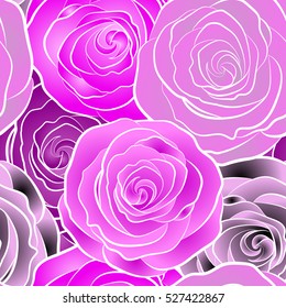 Multicolor ornament of small simple flowers, vector abstract seamless pattern for design and textile. Multicolored background.