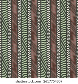 Multicolor Ornate Dashed Stripe Pattern