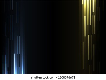 multicolor overlap pixel speed in dark background, geometric layer motion backdrop, simple technology template, vector illustration