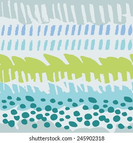 Multicolor painted seamless pattern. Abstract background with hand drawn dots and stripes. Vector graffiti lines background. Abstract multicolor texture.