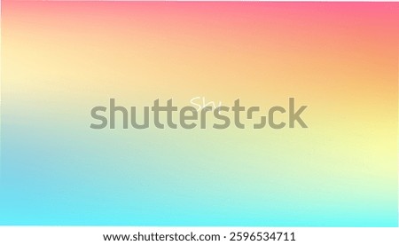 Multicolor pastel design gradient with transition of soft minimal colors. Red , Yellow , Blue gradient .Best for creative project background.