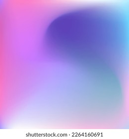 Multicolor Pastel Neon Liquid Smooth Surface. Vibrant Bright Sky Cold Colorful Wallpaper. Blurred Wavy Vivid Light Dynamic Gradient Backdrop. Fluid Curve Color Pink Water Swirl Gradient Mesh.