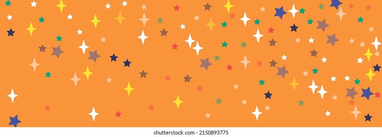 Multicolor Pastel Violet Azure Green Stars Pink Stars Pattern. Turquoise Lavender Vivid Red Indigo White Chaotic Background. Yellow Print Vibrant Colorful Bright Orange Blue Sea Sky Background.