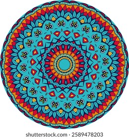 Multi-Color Patterns in Mandala Designs