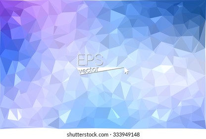 multicolor pink, blue geometric rumpled triangular low poly style gradient illustration graphic background. Vector polygonal design for your business.