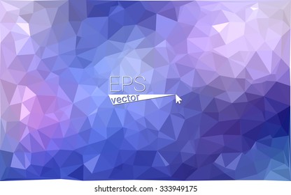 multicolor pink, blue geometric rumpled triangular low poly style gradient illustration graphic background. Vector polygonal design for your business.