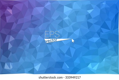 multicolor pink, blue geometric rumpled triangular low poly style gradient illustration graphic background. Vector polygonal design for your business.