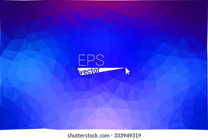 multicolor pink, blue geometric rumpled triangular low poly style gradient illustration graphic background. Vector polygonal design for your business.