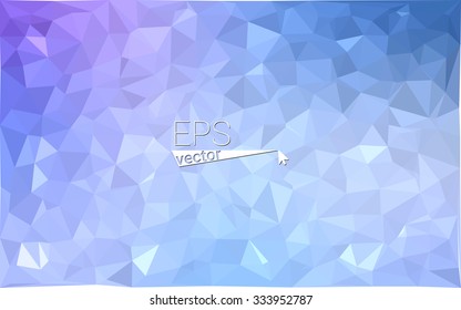 multicolor pink, blue geometric rumpled triangular low poly style gradient illustration graphic background. Vector polygonal design for your business.