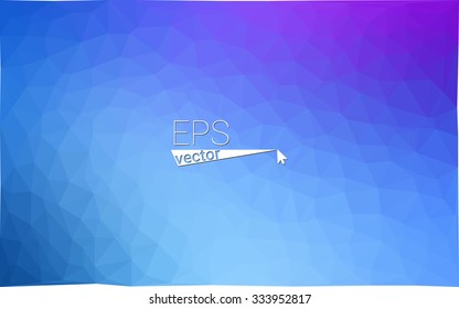 multicolor pink, blue geometric rumpled triangular low poly style gradient illustration graphic background. Vector polygonal design for your business.