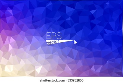 multicolor pink, blue geometric rumpled triangular low poly style gradient illustration graphic background. Vector polygonal design for your business.