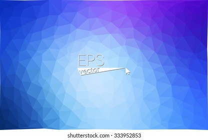 multicolor pink, blue geometric rumpled triangular low poly style gradient illustration graphic background. Vector polygonal design for your business.