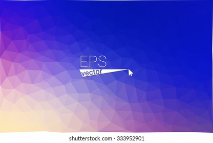 multicolor pink, blue geometric rumpled triangular low poly style gradient illustration graphic background. Vector polygonal design for your business.