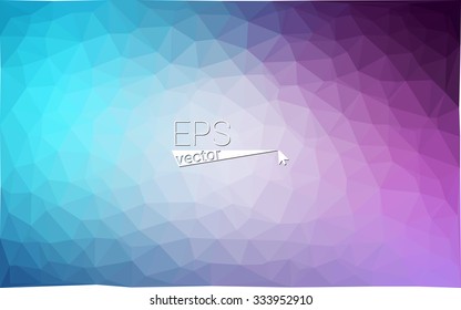 multicolor pink, blue geometric rumpled triangular low poly style gradient illustration graphic background. Vector polygonal design for your business.