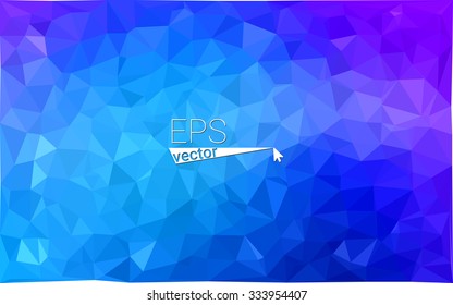 multicolor pink, blue geometric rumpled triangular low poly style gradient illustration graphic background. Vector polygonal design for your business.