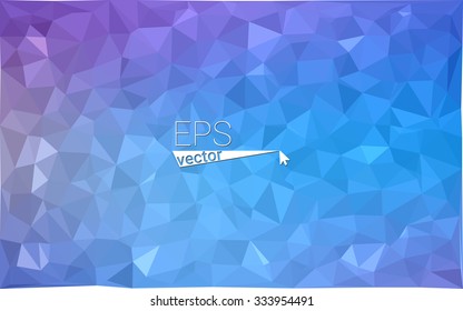 multicolor pink, blue geometric rumpled triangular low poly style gradient illustration graphic background. Vector polygonal design for your business.