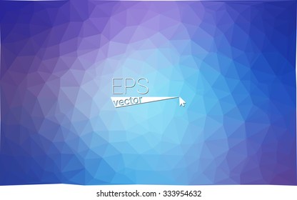 multicolor pink, blue geometric rumpled triangular low poly style gradient illustration graphic background. Vector polygonal design for your business.