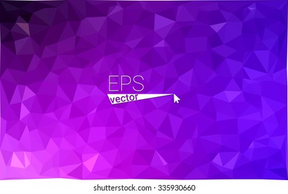 multicolor pink, blue geometric rumpled triangular low poly style gradient illustration graphic background. Vector polygonal design for your business.