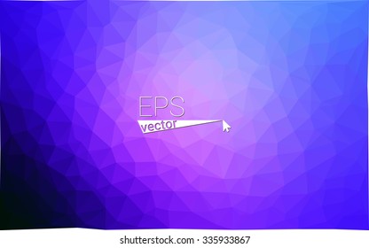 multicolor pink, blue geometric rumpled triangular low poly style gradient illustration graphic background. Vector polygonal design for your business.