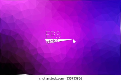 multicolor pink, blue geometric rumpled triangular low poly style gradient illustration graphic background. Vector polygonal design for your business.