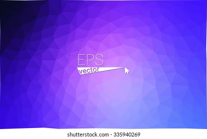multicolor pink, blue geometric rumpled triangular low poly style gradient illustration graphic background. Vector polygonal design for your business.