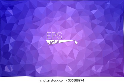 multicolor pink, blue geometric rumpled triangular low poly origami style gradient illustration graphic background. Vector polygonal design for your business.