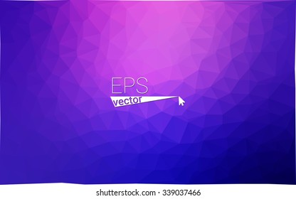 multicolor pink, blue geometric rumpled triangular low poly origami style gradient illustration graphic background. Vector polygonal design for your business.