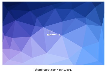 multicolor pink, blue geometric rumpled triangular low poly origami style gradient illustration graphic background. Vector polygonal design for your business.