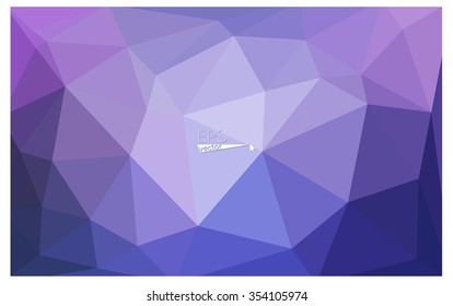 multicolor pink, blue geometric rumpled triangular low poly origami style gradient illustration graphic background. Vector polygonal design for your business.