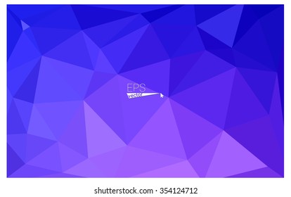 multicolor pink, blue geometric rumpled triangular low poly origami style gradient illustration graphic background. Vector polygonal design for your business.