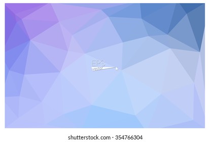 multicolor pink, blue geometric rumpled triangular low poly origami style gradient illustration graphic background. Vector polygonal design for your business.