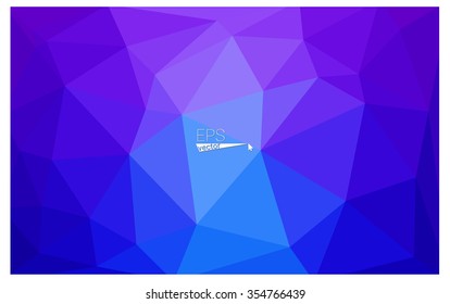 multicolor pink, blue geometric rumpled triangular low poly origami style gradient illustration graphic background. Vector polygonal design for your business.