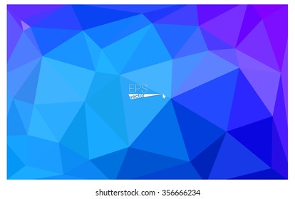 multicolor pink, blue geometric rumpled triangular low poly origami style gradient illustration graphic background. Vector polygonal design for your business.