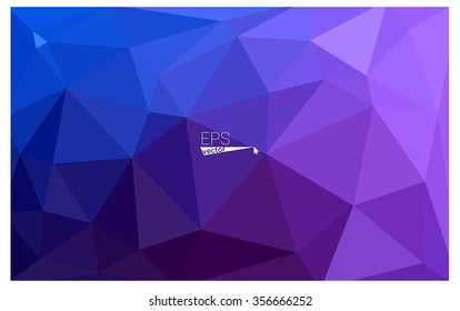 multicolor pink, blue geometric rumpled triangular low poly origami style gradient illustration graphic background. Vector polygonal design for your business.