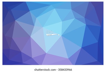 multicolor pink, blue geometric rumpled triangular low poly origami style gradient illustration graphic background. Vector polygonal design for your business.