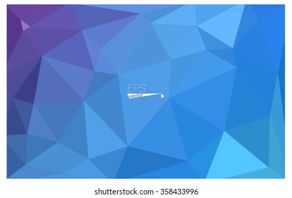 multicolor pink, blue geometric rumpled triangular low poly origami style gradient illustration graphic background. Vector polygonal design for your business.