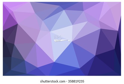 multicolor pink, blue geometric rumpled triangular low poly origami style gradient illustration graphic background. Vector polygonal design for your business.