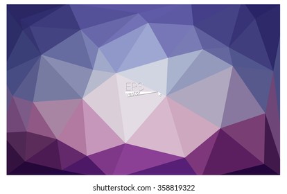 multicolor pink, blue geometric rumpled triangular low poly origami style gradient illustration graphic background. Vector polygonal design for your business.