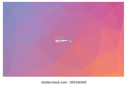 multicolor pink, blue geometric rumpled triangular low poly origami style gradient illustration graphic background. Vector polygonal design for your business.