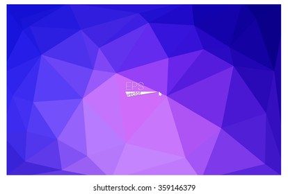 multicolor pink, blue geometric rumpled triangular low poly origami style gradient illustration graphic background. Vector polygonal design for your business.